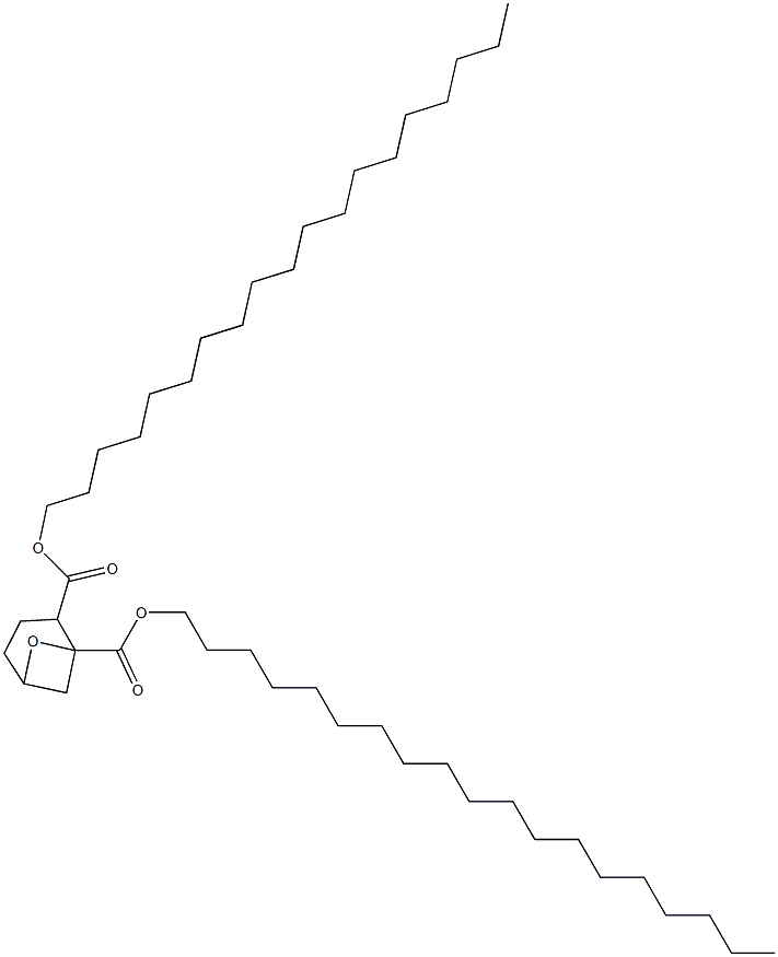 7-Oxabicyclo[3.1.1]heptane-1,2-dicarboxylic acid dinonadecyl ester Struktur