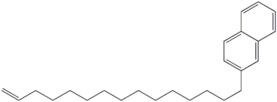 2-(14-Pentadecenyl)naphthalene Struktur