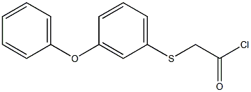 (m-Phenoxyphenylthio)acetyl chloride Struktur