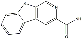 N-Methyl[1]benzothieno[2,3-c]pyridine-3-carboxamide Struktur