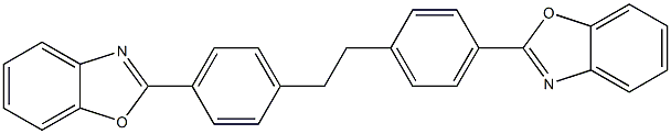 4,4'-Bis(benzoxazole-2-yl)bibenzyl Struktur