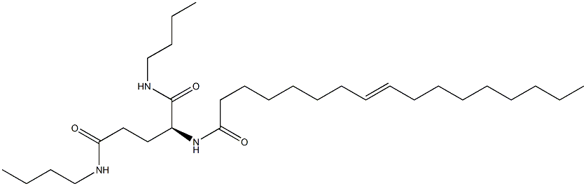 N2-(8-Heptadecenoyl)-N1,N5-dibutylglutaminamide Struktur