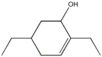 2,5-Diethyl-2-cyclohexen-1-ol Struktur