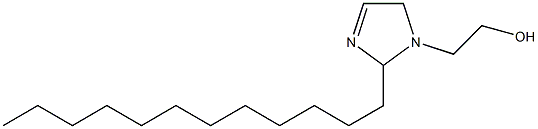 2-Dodecyl-3-imidazoline-1-ethanol Struktur