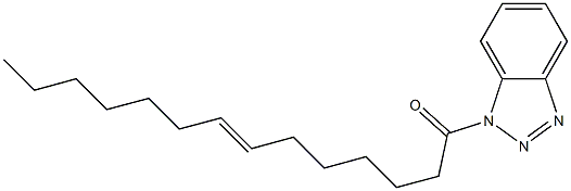 1-(7-Tetradecenoyl)-1H-benzotriazole Struktur