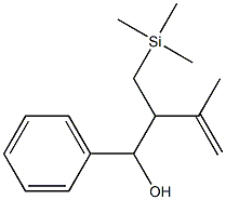 [3-Hydroxy-2-isopropenyl-3-phenylpropyl]trimethylsilane Struktur