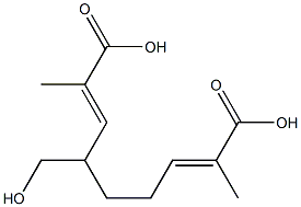 Bismethacrylic acid 1-hydroxymethyl-1,3-propanediyl ester Struktur