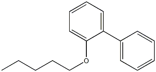 2-Pentyloxy-1,1'-biphenyl Struktur