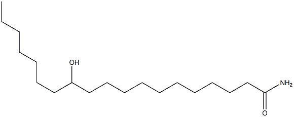 12-Hydroxynonadecanamide Struktur