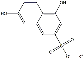 4,7-Dihydroxy-2-naphthalenesulfonic acid potassium salt Struktur