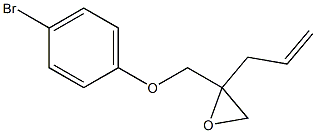 4-Bromophenyl 2-allylglycidyl ether Struktur