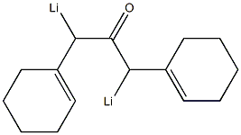 (1-Cyclohexenyl)lithiomethyl ketone Struktur