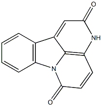 2,3-Dihydro-6H-indolo[3,2,1-de][1,5]naphthyridine-2,6-dione Struktur