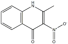 2-Methyl-3-nitroquinolin-4(1H)-one Struktur