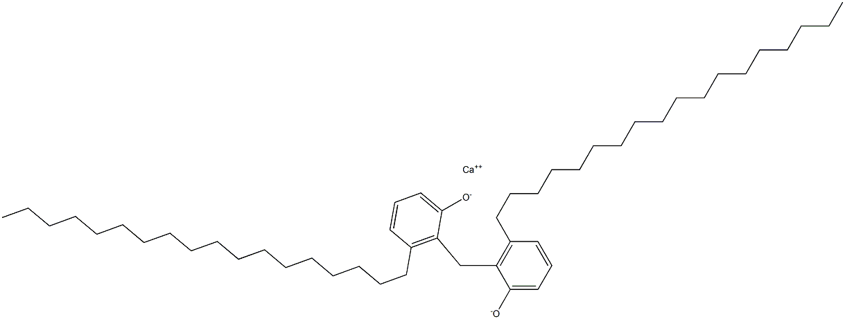 Calcium 2,2'-methylenebis(3-octadecylphenoxide) Struktur