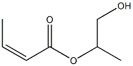 (Z)-2-Butenoic acid 2-hydroxy-1-methylethyl ester Struktur