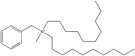 N,N-Didecyl-N-methylbenzenemethanaminium Struktur