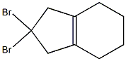 2,2-Dibromo-2,3,4,5,6,7-hexahydro-1H-indene Struktur