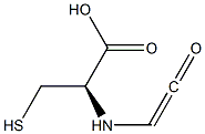 (R)-2-(Carbonylmethyl)amino-3-mercaptopropionic acid Struktur