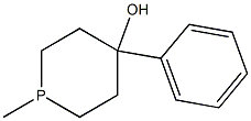 1-Methyl-4-phenylphosphorinan-4-ol Struktur