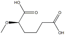 [R,(+)]-2-Methoxyhexanedioic acid Struktur