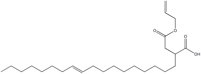 2-(10-Octadecenyl)succinic acid 1-hydrogen 4-allyl ester Struktur