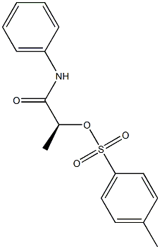 (2S)-2-(Tosyloxy)-N-phenylpropanamide Struktur