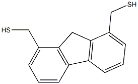 1,8-Di(mercaptomethyl)-9H-fluorene Struktur