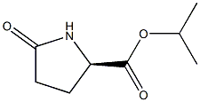 (R)-5-Oxo-2-pyrrolidinecarboxylic acid 1-methylethyl ester Struktur