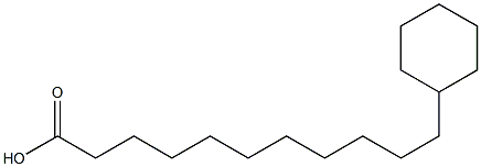 Cyclohexaneundecanoic acid Struktur