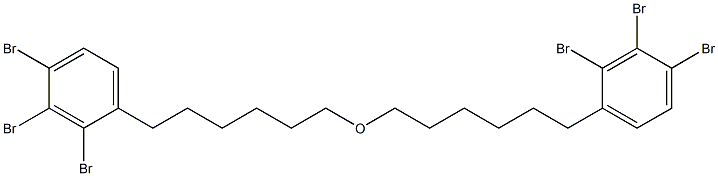 2,3,4-Tribromophenylhexyl ether Struktur