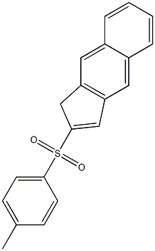 2-(4-Methylphenylsulfonyl)-1H-benz[f]indene Struktur