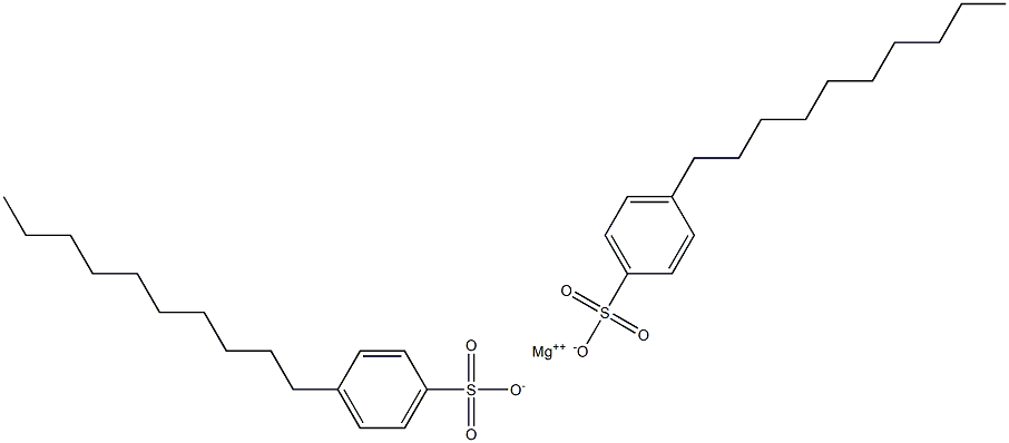 Bis(4-decylbenzenesulfonic acid)magnesium salt Struktur