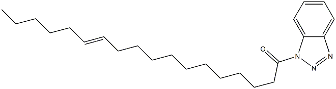 1-(12-Octadecenoyl)-1H-benzotriazole Struktur