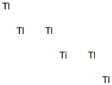 Titanium pentathallium Struktur