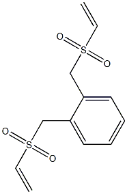 1,2-Bis(vinylsulfonylmethyl)benzene Struktur