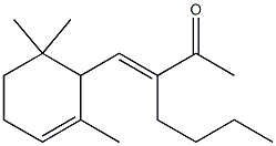 3-Butyl-4-(2,6,6-trimethyl-2-cyclohexenyl)-3-buten-2-one Struktur