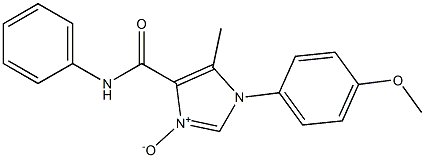 1-(4-Methoxyphenyl)-5-methyl-N-phenyl-1H-imidazole-4-carboxamide 3-oxide Struktur