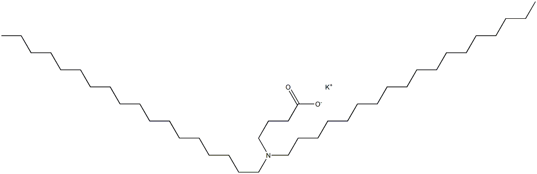 4-(Dioctadecylamino)butyric acid potassium salt Struktur