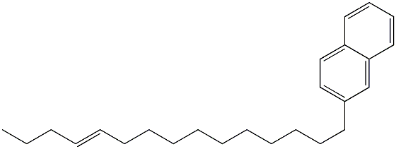 2-(11-Pentadecenyl)naphthalene Struktur