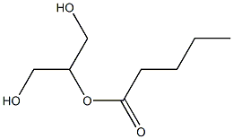 Valeric acid 2-hydroxy-1-(hydroxymethyl)ethyl ester Struktur