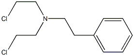 N,N-Bis(2-chloroethyl)benzeneethanamine Struktur