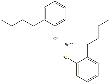 Barium bis(2-butylphenolate) Struktur