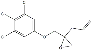 3,4,5-Trichlorophenyl 2-allylglycidyl ether Struktur