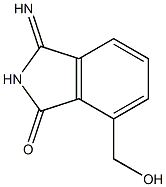 2,3-Dihydro-7-hydroxymethyl-3-imino-1H-isoindol-1-one Struktur