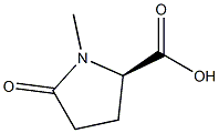 (2R)-1-Methyl-5-oxopyrrolidine-2-carboxylic acid Struktur