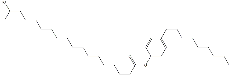 17-Hydroxystearic acid 4-nonylphenyl ester Struktur