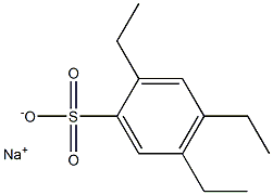 2,4,5-Triethylbenzenesulfonic acid sodium salt Struktur