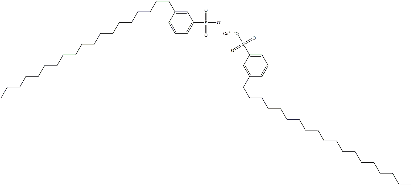 Bis(3-nonadecylbenzenesulfonic acid)calcium salt Struktur