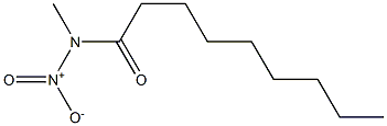 N-Methyl-N-nitrononanamide Struktur